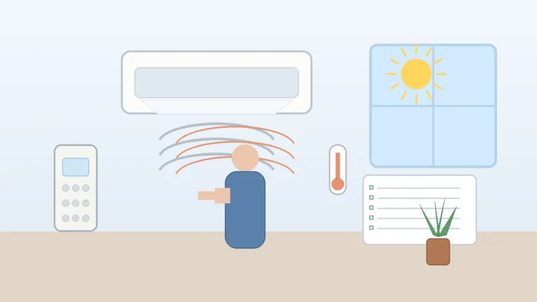 Clim qui ne refroidit plus : vérifications simples sur une unité intérieure de climatisation