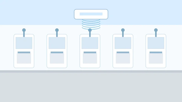 Climatisation en open space avec réglage de confort et qualité de l’air dans un bureau partagé